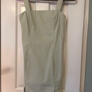 Forever 21 Mint Striped Mini Dress